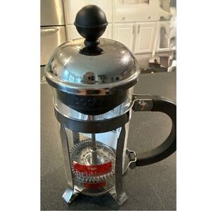 BODUM Chambord Stainless Steel and Glass French Press SINGLE Coffee Maker